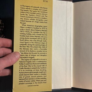 The Legacy of Ladysmith by John Kenny Crane 1986 First Edition First Printing Near Fine/Near Fine image 2