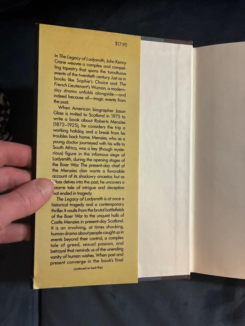 The Legacy of Ladysmith by John Kenny Crane 1986 First Edition First Printing Near Fine/Near Fine image 2