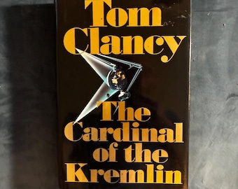 Der Kardinal des Kremls von Tom Clancy, 1988, Erstausgabe, erster Druck, sehr gut bis sehr gut+