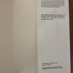 A Georgian at Princeton by Robert Manson Myers First Edition Second Printing Very Good Hardcover image 5