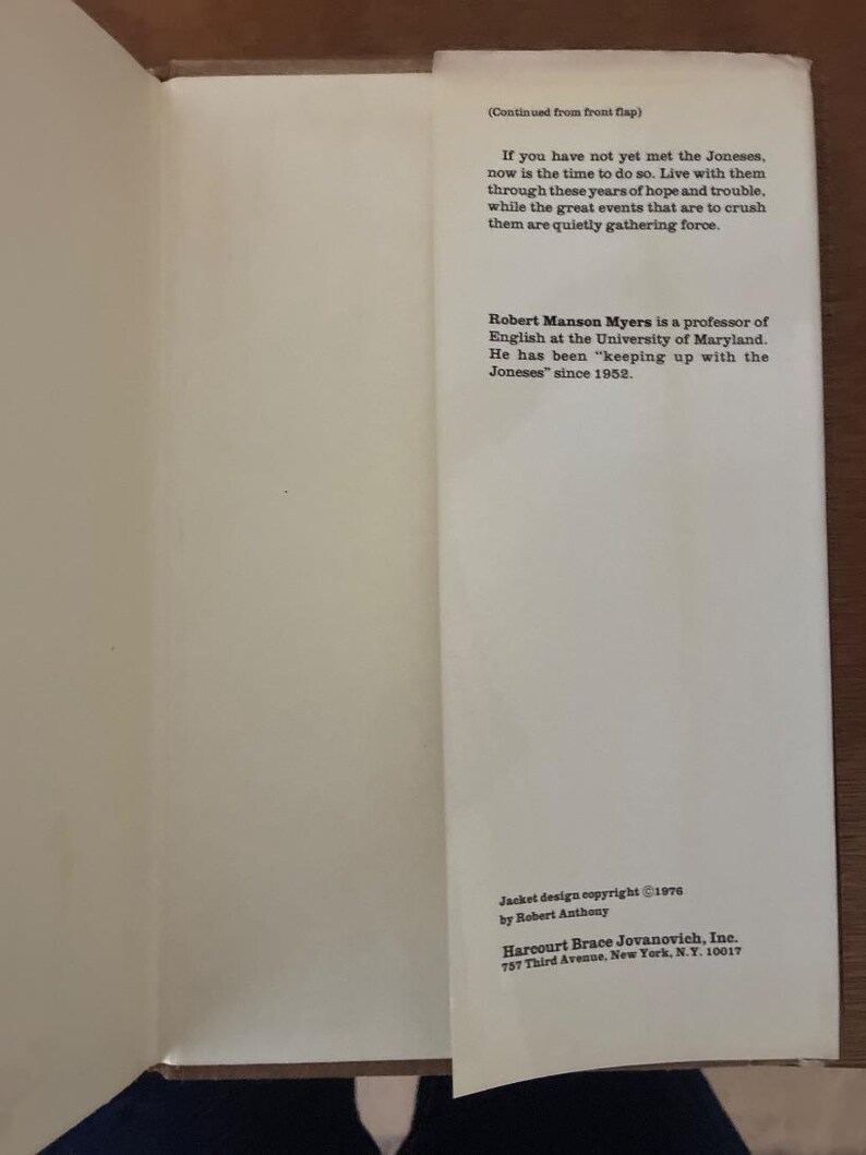 A Georgian at Princeton by Robert Manson Myers First Edition Second Printing Very Good Hardcover image 5