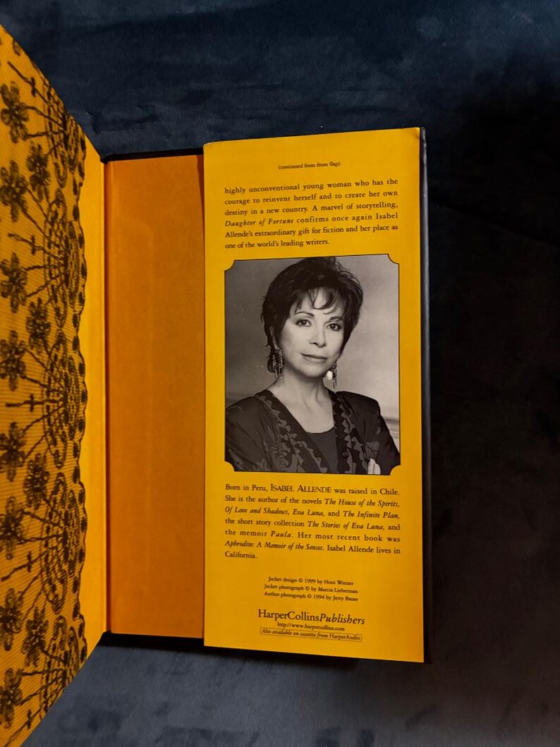 Hija de la fortuna, de Isabel Allende: Primera edición, primera impresión (Excelente estado/Casi excelente estado) imagen 3