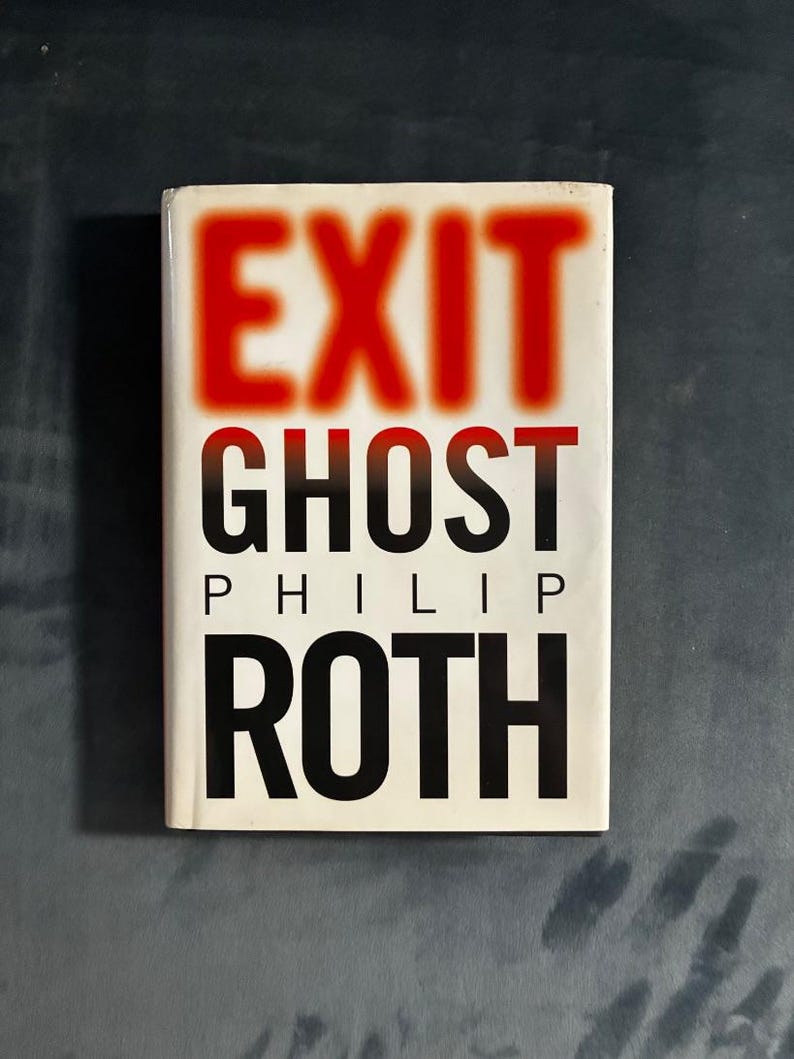 Exit Ghost by Philip Roth 2007 First Edition First Printing Fine/Near Fine image 1