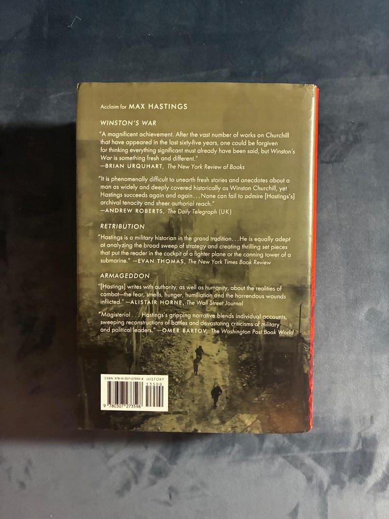 Inferno: The World at War, 1939-1945 by Max Hastings 2011 First Edition First Printing Fine/Near Fine image 4