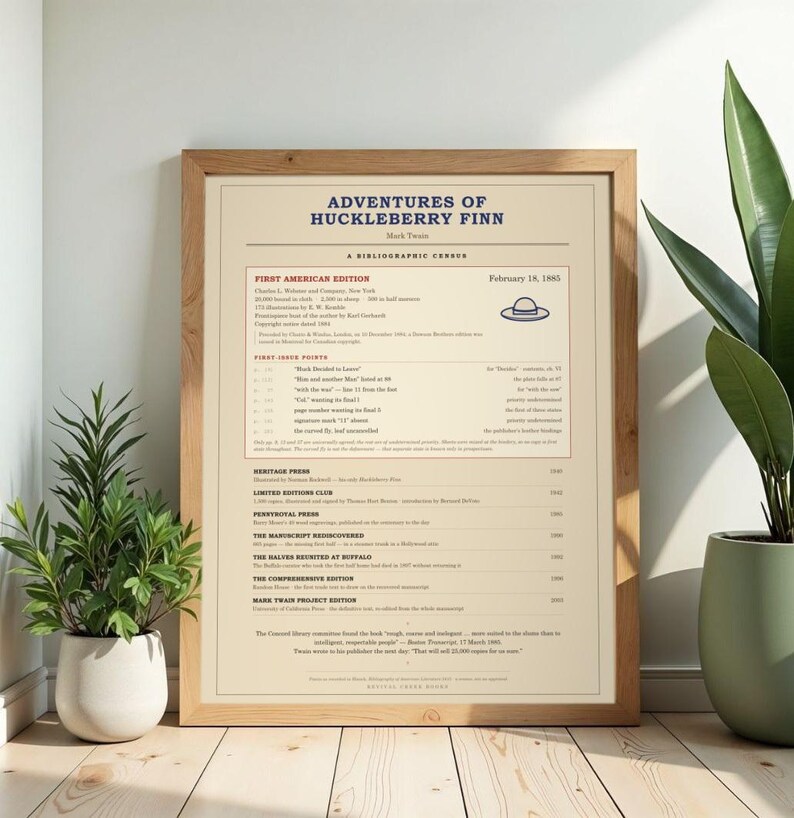 Die Abenteuer des Huckleberry Finn – Bibliographische Bestandsaufnahme (Druckausgabe, digitaler Download) Bild 2