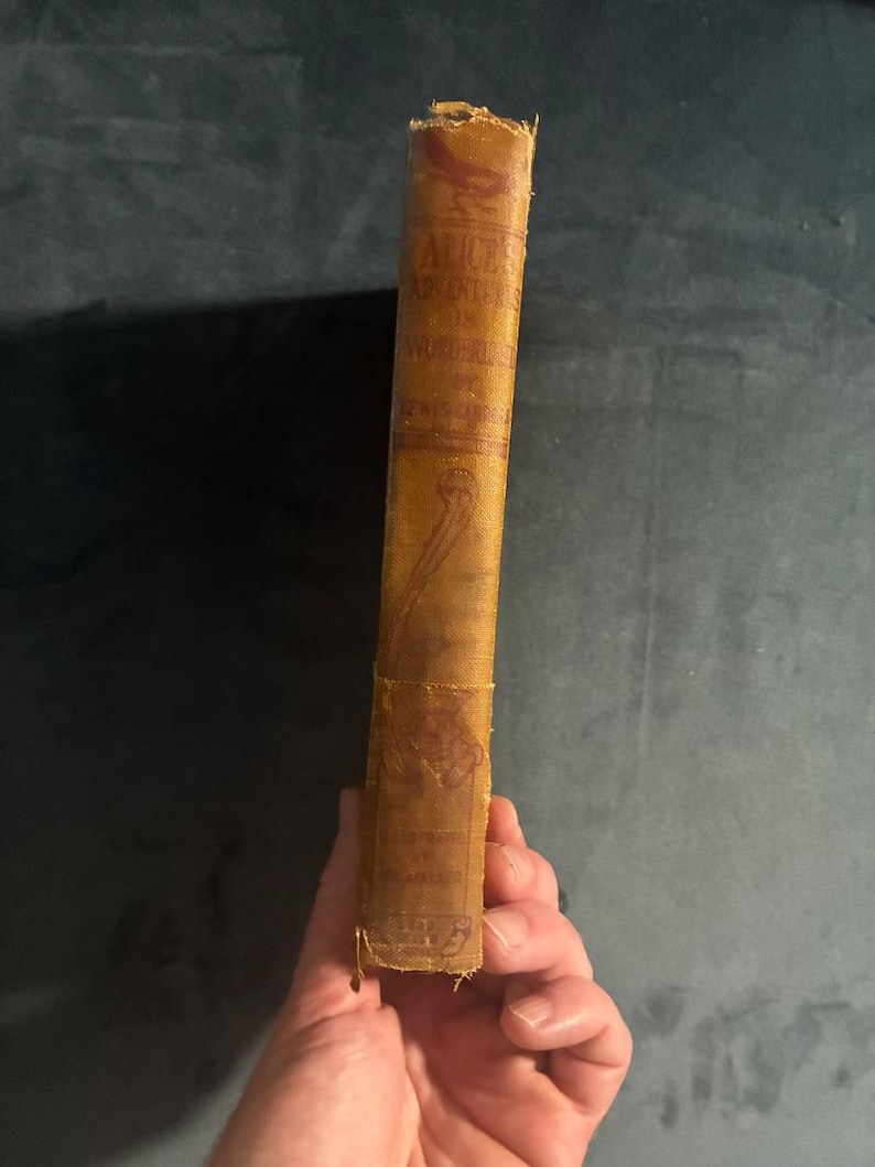 Alice's Adventures in Wonderland by Lewis Carroll 1923 Dodd, Mead and Company Edition Good Hardcover image 3