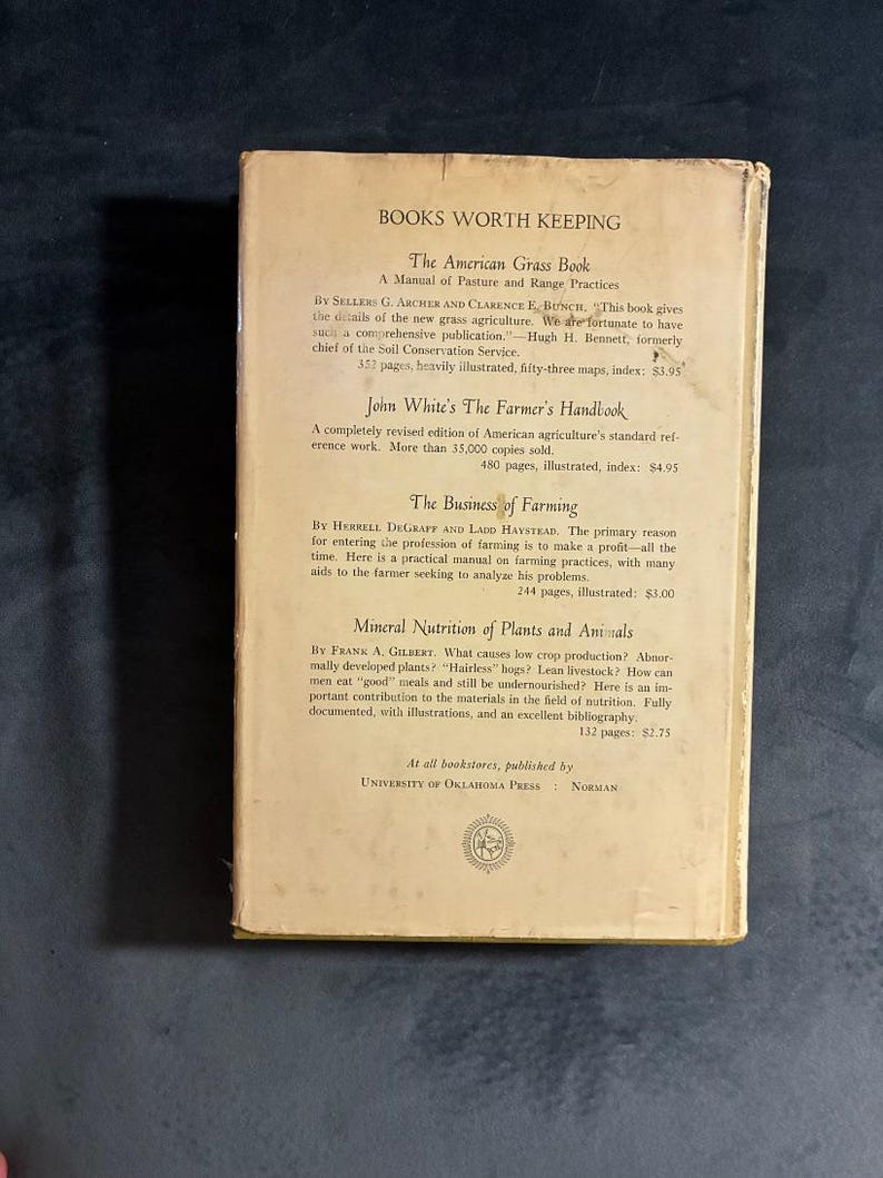 Les régions agricoles des États-Unis par Ladd Haystead et Gilbert C. Fite, 1955, première édition, premier tirage, très bon état/bon état image 6