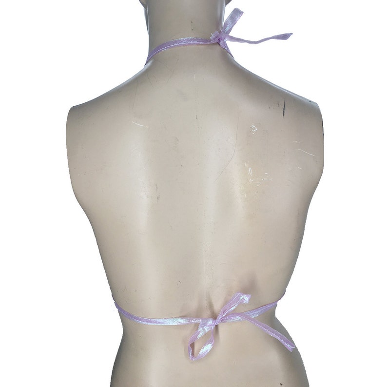 SM SALE Pink Handmade Iridescent Halter Top