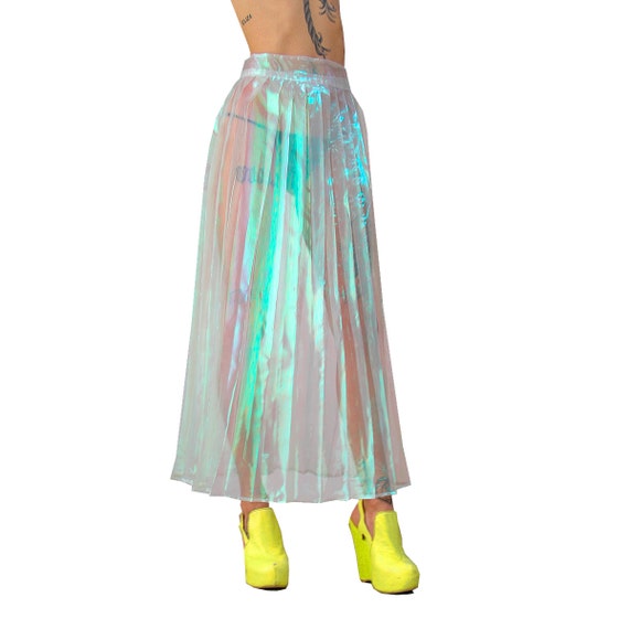 Iridescent maxi skirt Clearance