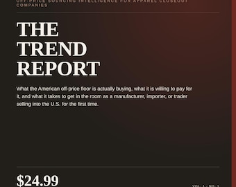 Off-Price Sourcing Report | Apparel Vendor Buying Guide | Wholesale Trend Intelligence PDF