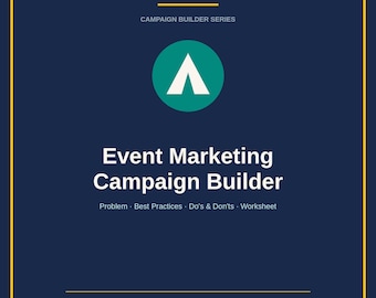 Event Marketing Plan Template | Trade Show Worksheet | Conference Planner | Digital Download PDF
