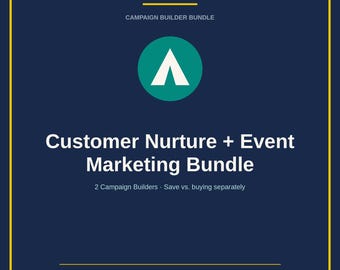 Customer Nurture + Event Marketing Bundle | Lead Follow Up Template | Trade Show Worksheet | Digital PDF