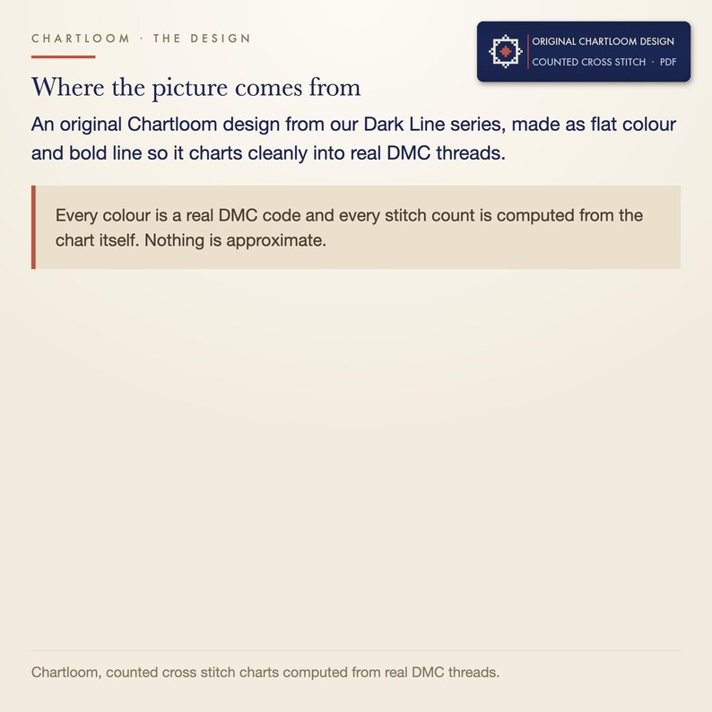 Where the a moon phase wheel cross stitch design comes from
