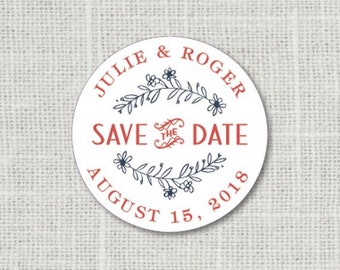 Personnalise Mariage Faveur Autocollants Or Rose Save The Date