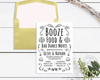 Funny Wedding Invitations Etsy