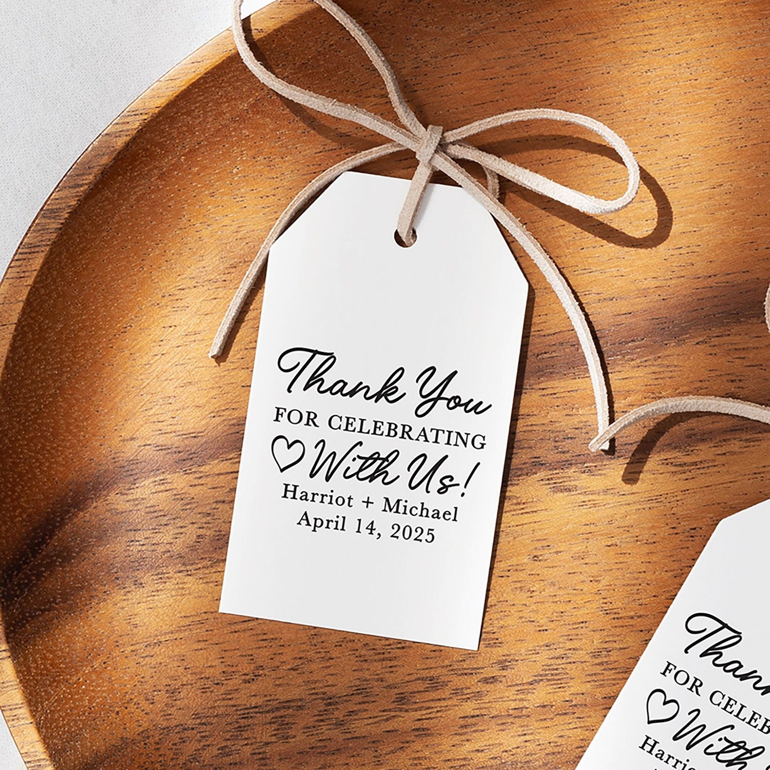 Personalized Thank You Stamp for Wedding or Reception, Wooden or Self ...