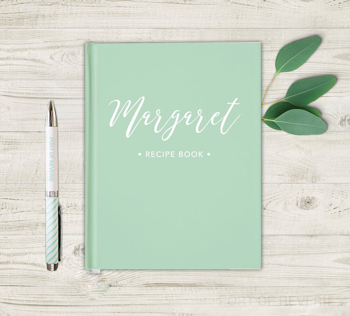 Personalized Recipe Book Custom Notebook for Writing | Etsy