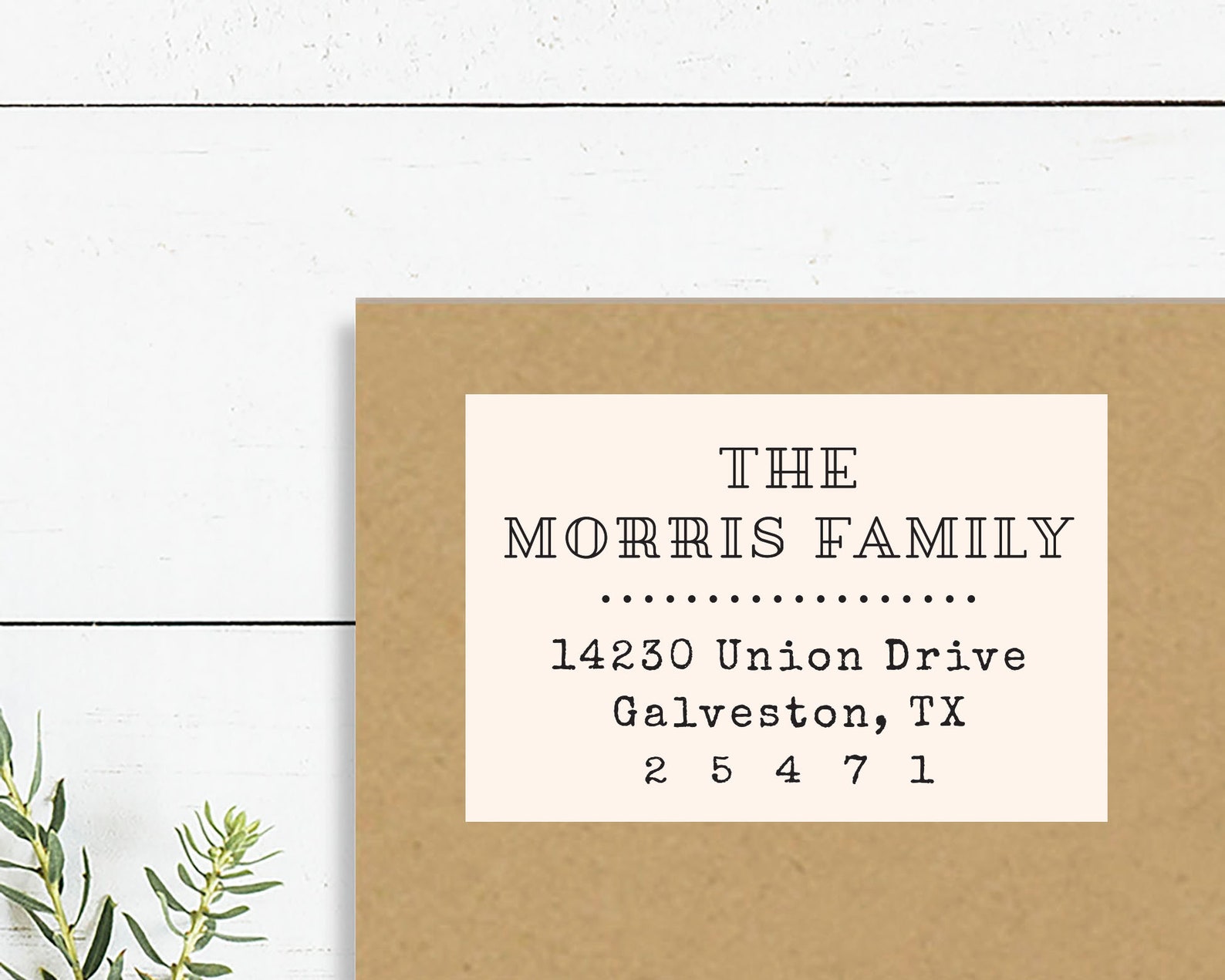 Modern Address Stickers Set of 28 Typewriter Stationery Etsy