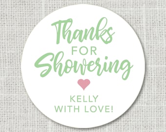 Bridal Shower Sticker, Thank You for Coming Favor Stickers, Thank you Stickers, Bridal Shower Stickers for Favor