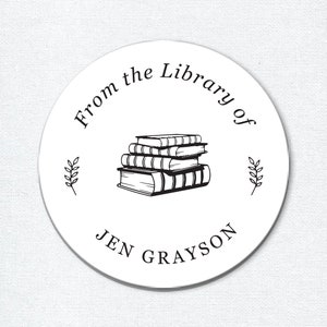 Etiquetas de ex libris personalizadas, pegatinas de libros personalizadas, de la biblioteca de pegatinas, pegatinas Ex Libris, este libro pertenece a