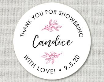 Bridal Shower Sticker, Thank You for Coming Favor Stickers, Thank you Stickers, Bridal Shower Stickers for Favor