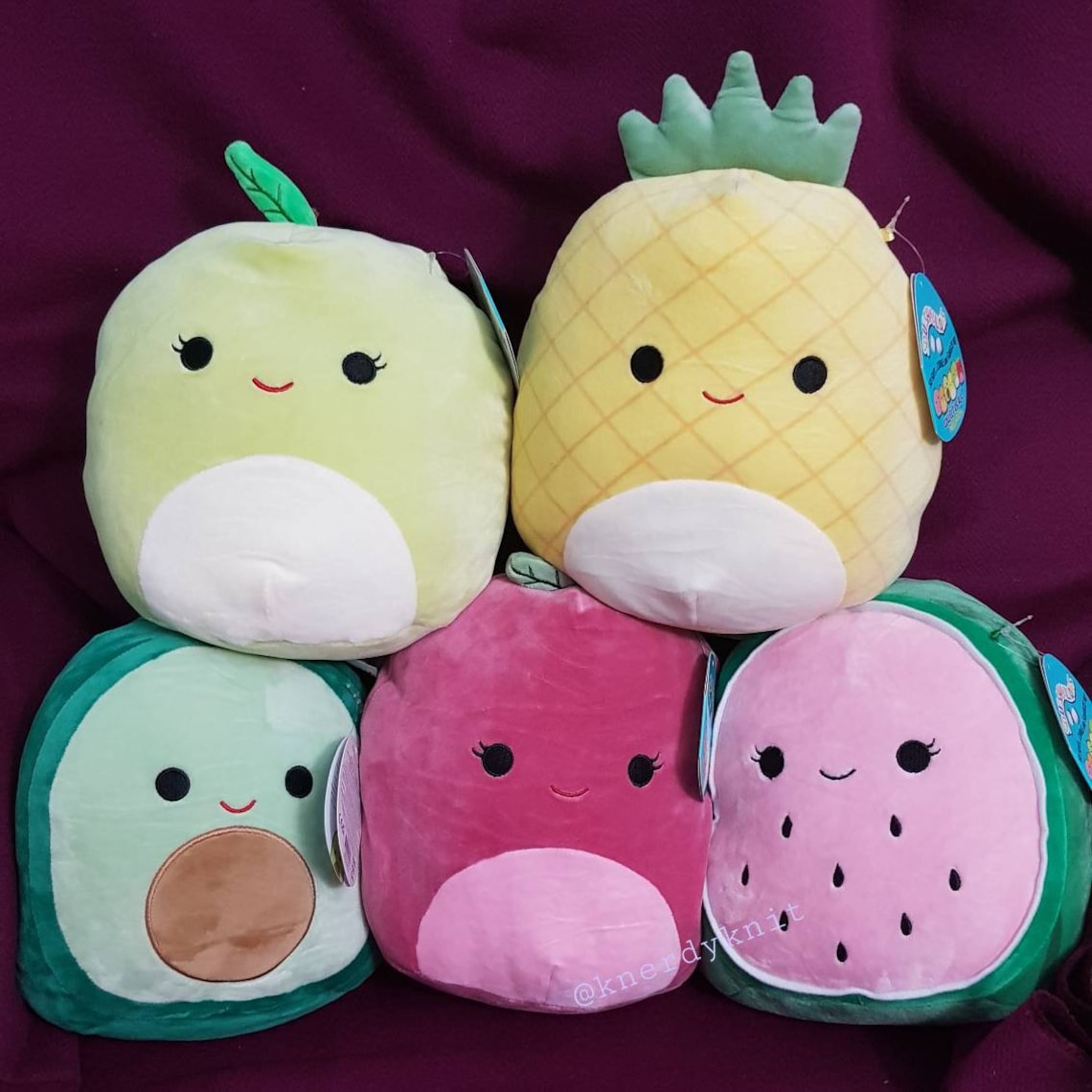 8 Fruit Squad Squishmallow Squishmallows Fruit | Etsy