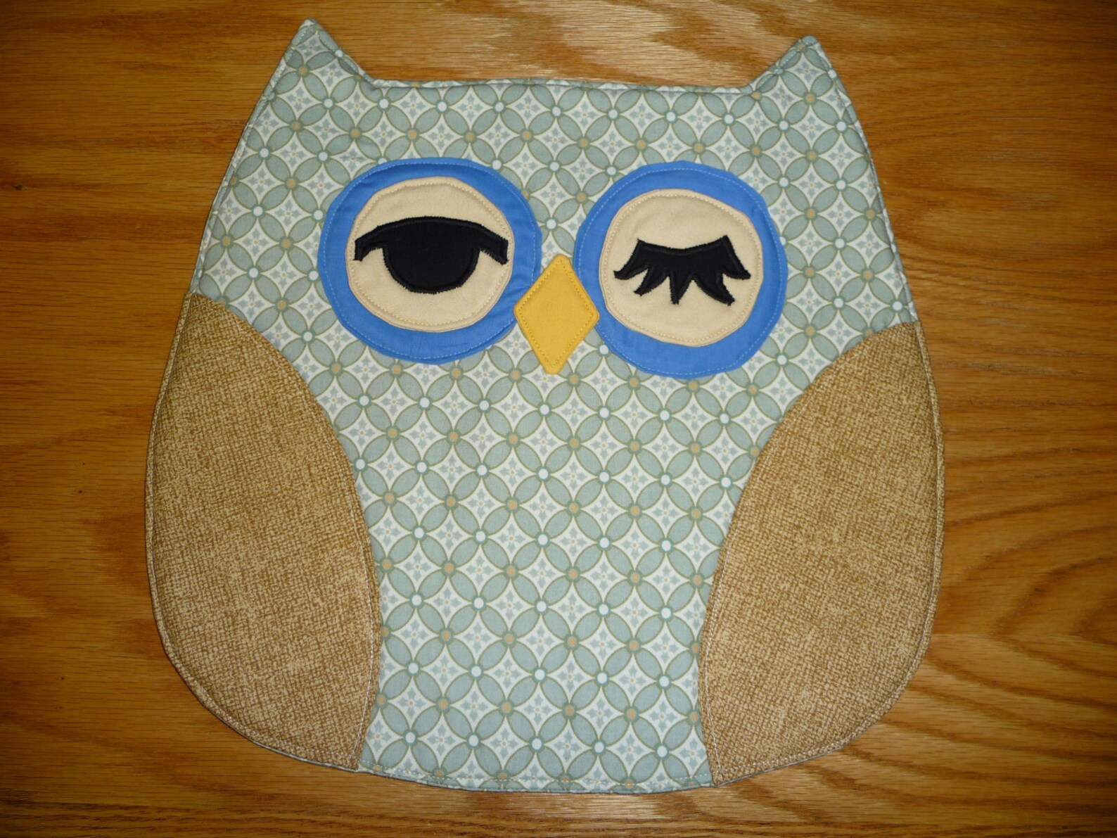 Set of 4 unique Owl Placemats Etsy