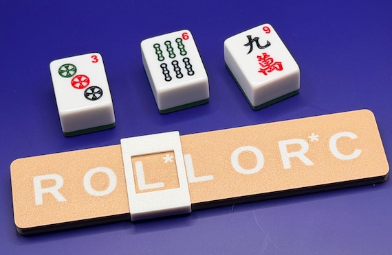 Mahjong Charleston Tracker, Free Shipping, Mah Jongg Gift for Her, 3D Printed Pass Keeper with Sliding Window, Custom Colors