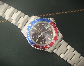 GWC - GMT-King - Vintage Inspired Automatic GMT - Tropical Gilt Dial - NH34