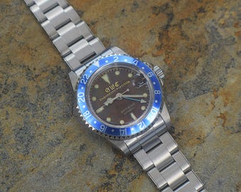 GWC - GMT-King - Vintage Inspired Automatic GMT - Tropical Gilt Dial - NH34