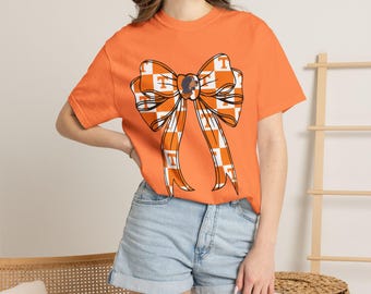 Tennessee bow t shirt| Smokey bow game day Comfort Colors t shirt