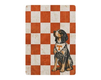 Carte da gioco Tennessee Checkerboard Smokey Dog Poker / Mazzo universitario UT