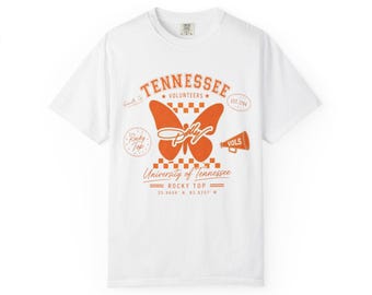 Tennessee Volunteers Butterfly Graphic T-Shirt | University of Tennessee Vols Tee