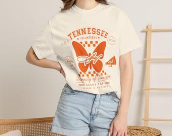 Tennessee Volunteers Butterfly T-Shirt | University of Tennessee Vintage Sports Tee