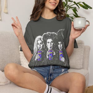 Sanderson Sisters Witches Illustration T-shirt | Hocus Pocus Halloween Graphic Tee|Comfort Colors tshirt