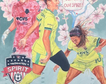 Washington Spirit Original & Prints