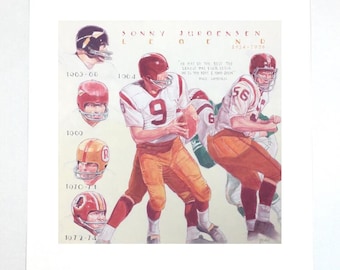 Sonny Jurgensen Print