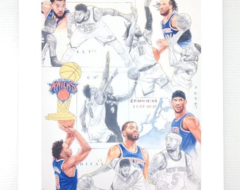New York Knicks Championship Print