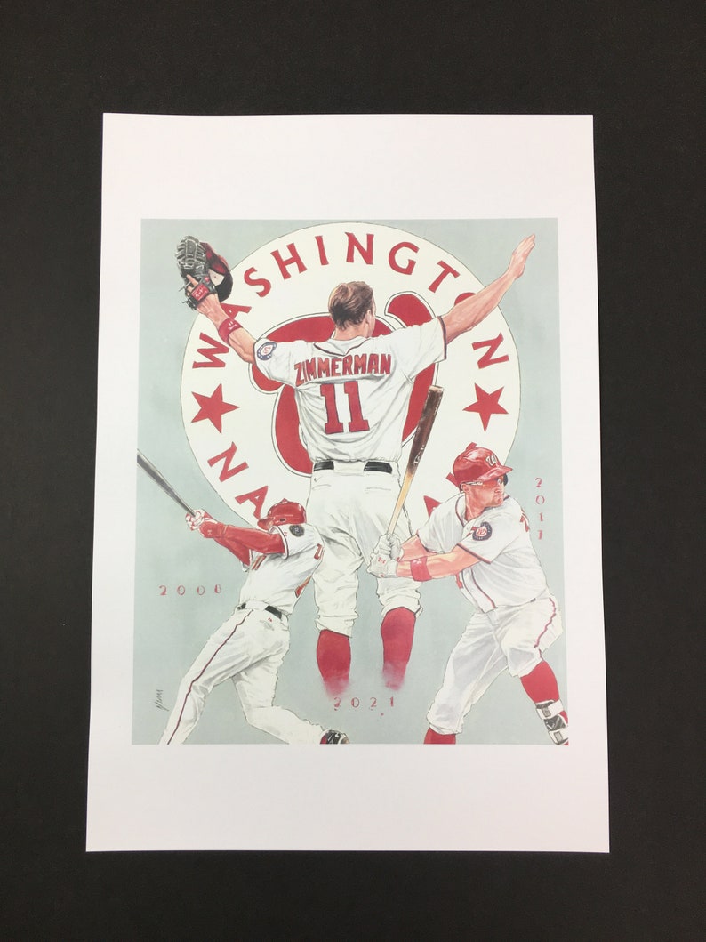 NEW Ryan Zimmerman Print zdjęcie 3