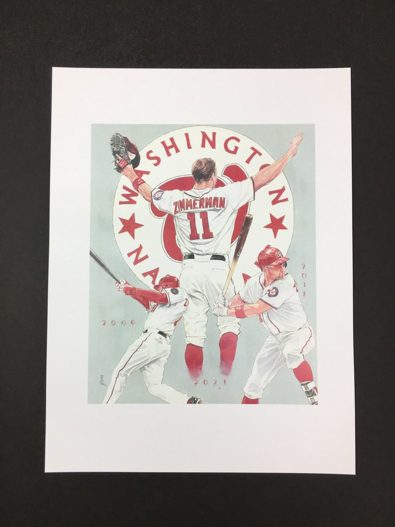 NEW Ryan Zimmerman Print zdjęcie 1