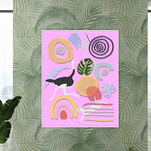 Jungle Time | Give your wall a different look with this beautiful Jungle Time wall art. Just download and print today!