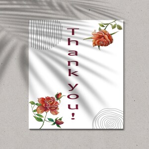 Grazie! / Invia un biglietto di ringraziamento alla tua famiglia o ai tuoi amici. Dì loro che li ami! Scarica e stampa oggi!