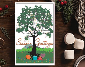 Seasons Greetings | Send your friends and family this lovely Seasons Greetings. Just download and print today!