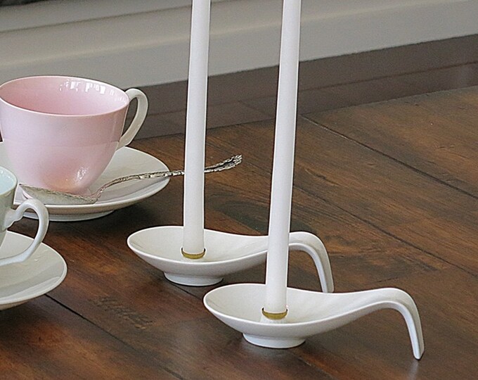 Vintage Rosenthal Germany Candle Holders 2 Rosenthal Selbplossberg