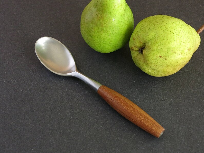 Vintage Jens Quistgaard Dansk Stainless Steel /& Teak Wood Spoon Dansk Fjord Flatware Dansk Fjord Teaspoon Dansk Fjord Small Spoon