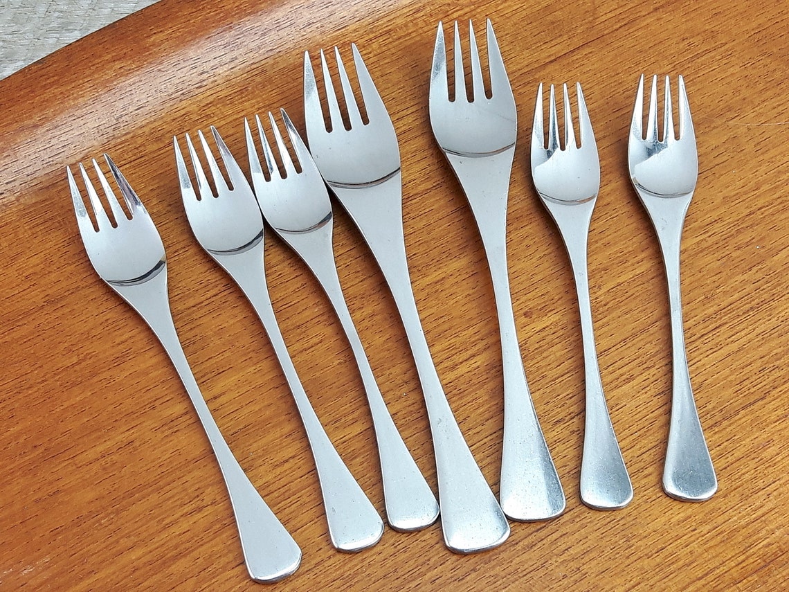 Towle TWS320 Supreme Cutlery Japan Stainless Steel Forks Mid Etsy