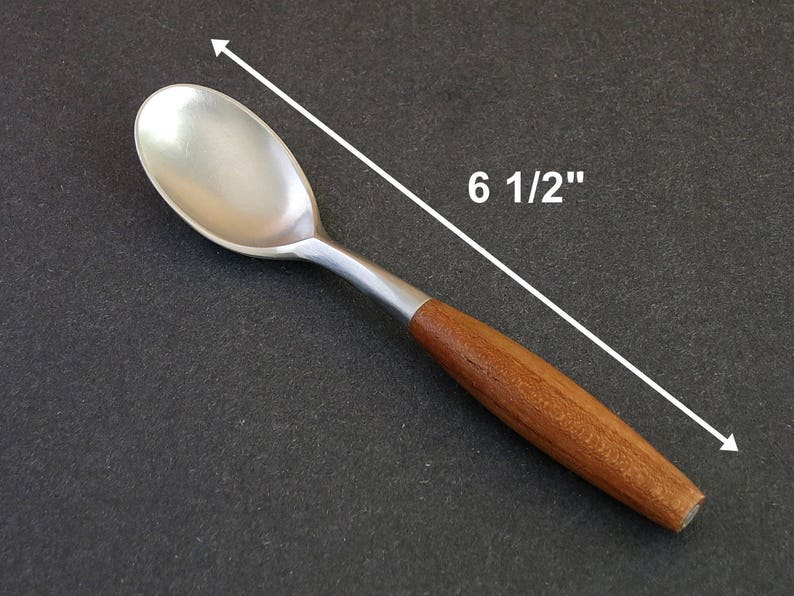 Vintage Jens Quistgaard Dansk Stainless Steel /& Teak Wood Spoon Dansk Fjord Flatware Dansk Fjord Teaspoon Dansk Fjord Small Spoon