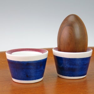 Rorstrand Picknick Egg Cups or Egg Stands - Vintage Rörstrand Picknick Marianne Westman Design Egg Cups - Mid Century Scandinavian Swedish