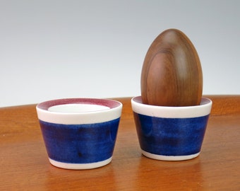 Rorstrand Picknick Egg Cups or Egg Stands - Vintage Rörstrand Picknick Marianne Westman Design Egg Cups - Mid Century Scandinavian Swedish