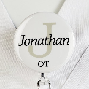Personalized Badge Reel, Custom Retractable Badge Holder Pt Ot Rn Pta  ID Carabiner Lanyard Badge ClipId Badge Staff Gift Stethoscope 784